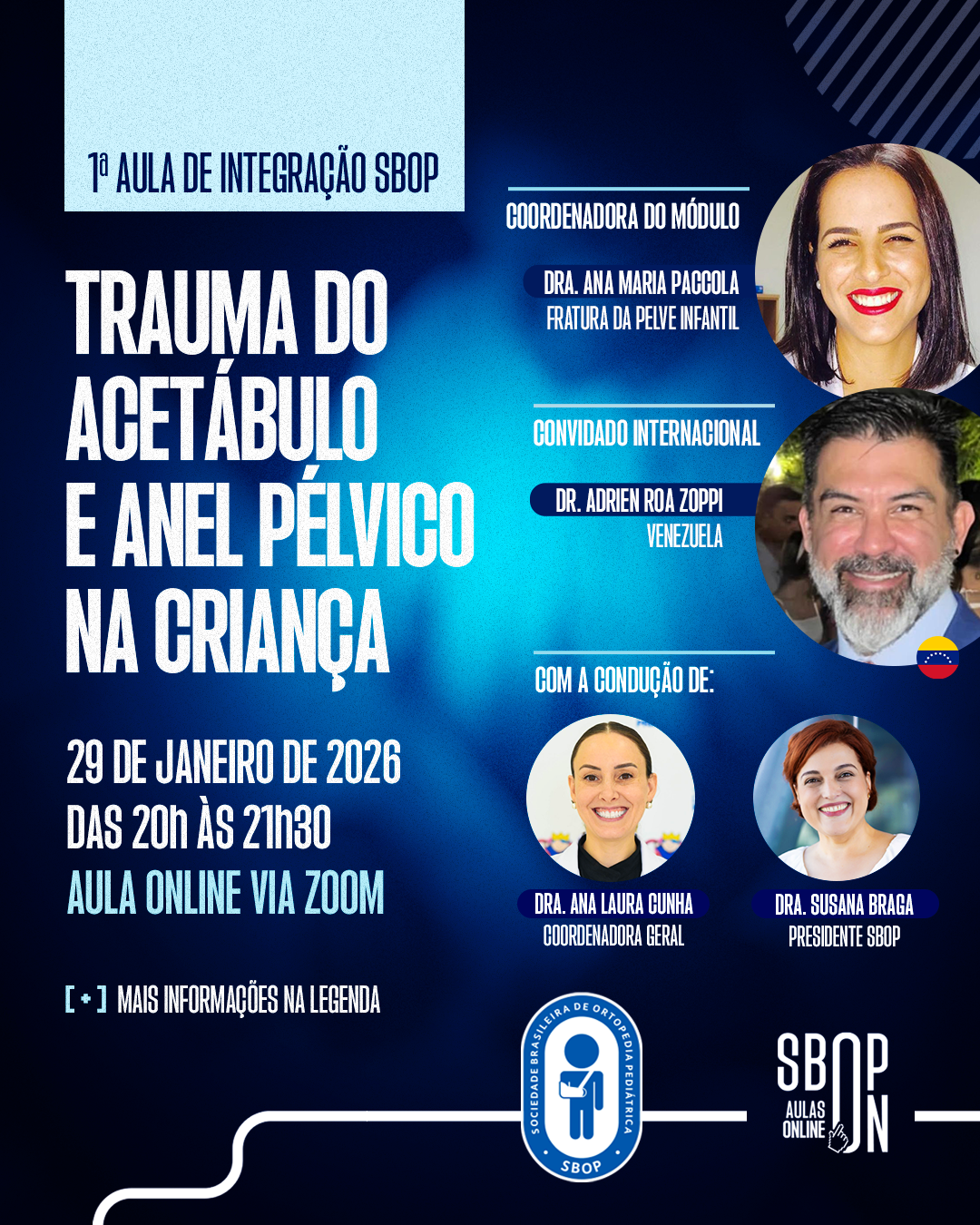 1&ordf; Aula da comiss&atilde;o de Integra&ccedil;&atilde;o da SBOP!