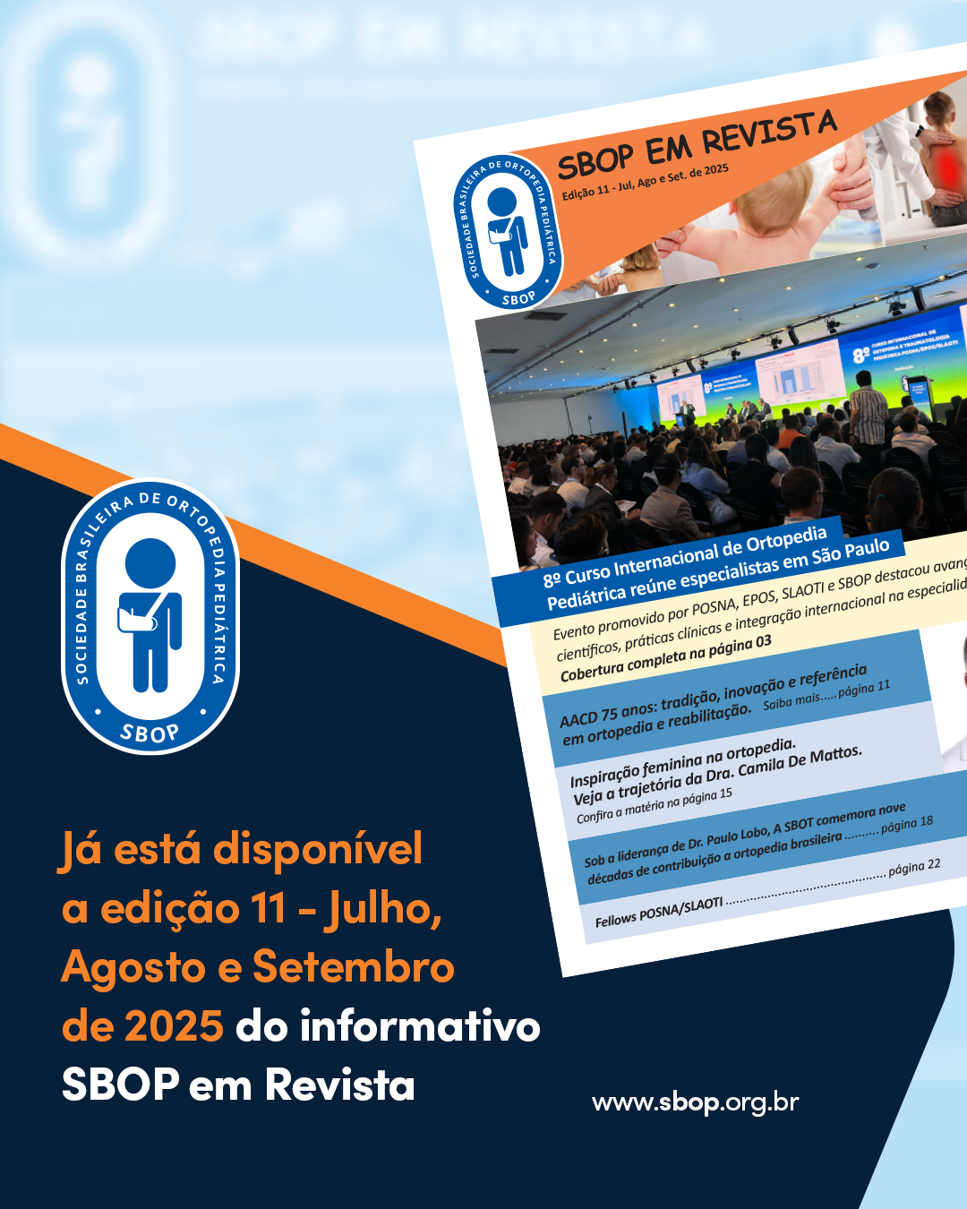 Informativo SBOP - Revista - Edição 11 - Jul/Ago/Set - 2025