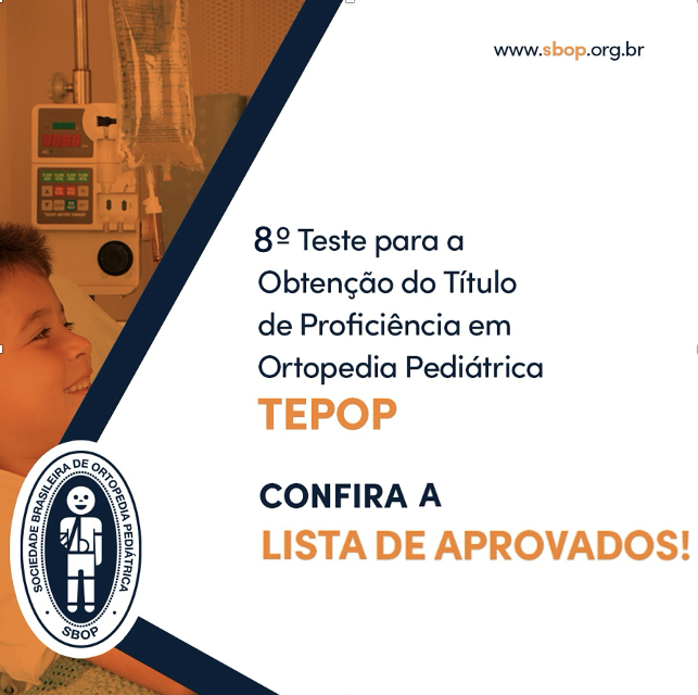 Lista de aprovados no 8º TEPOP 2025