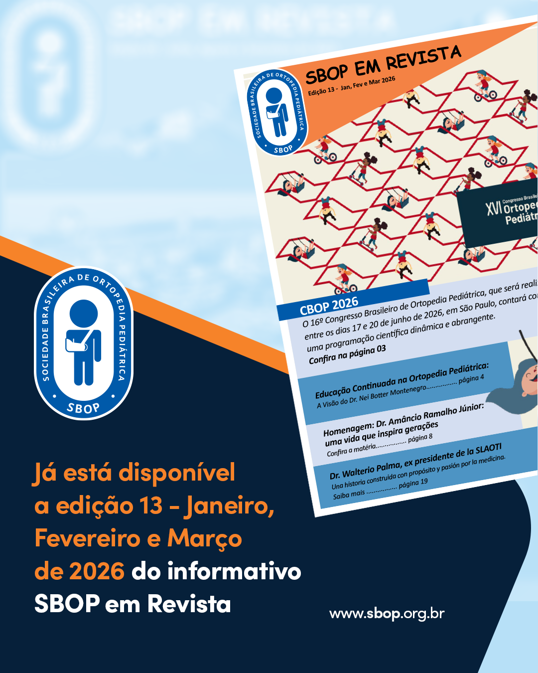 Informativo SBOP -  Revista Edi&ccedil;&atilde;o 13 - Jan/ Fev/ Mar/ 2026