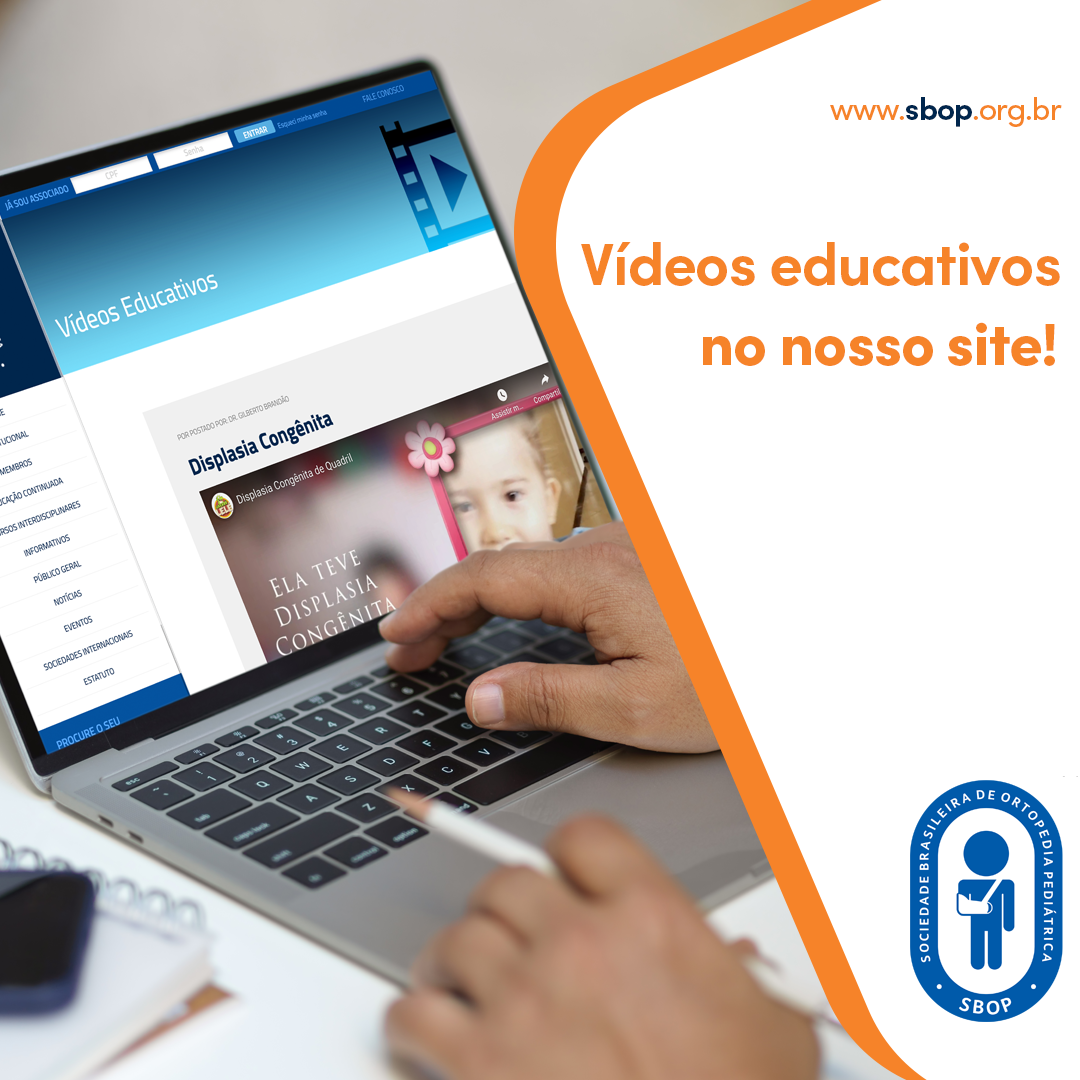 Vídeos educativos, você confere aqui, no site da SBOP