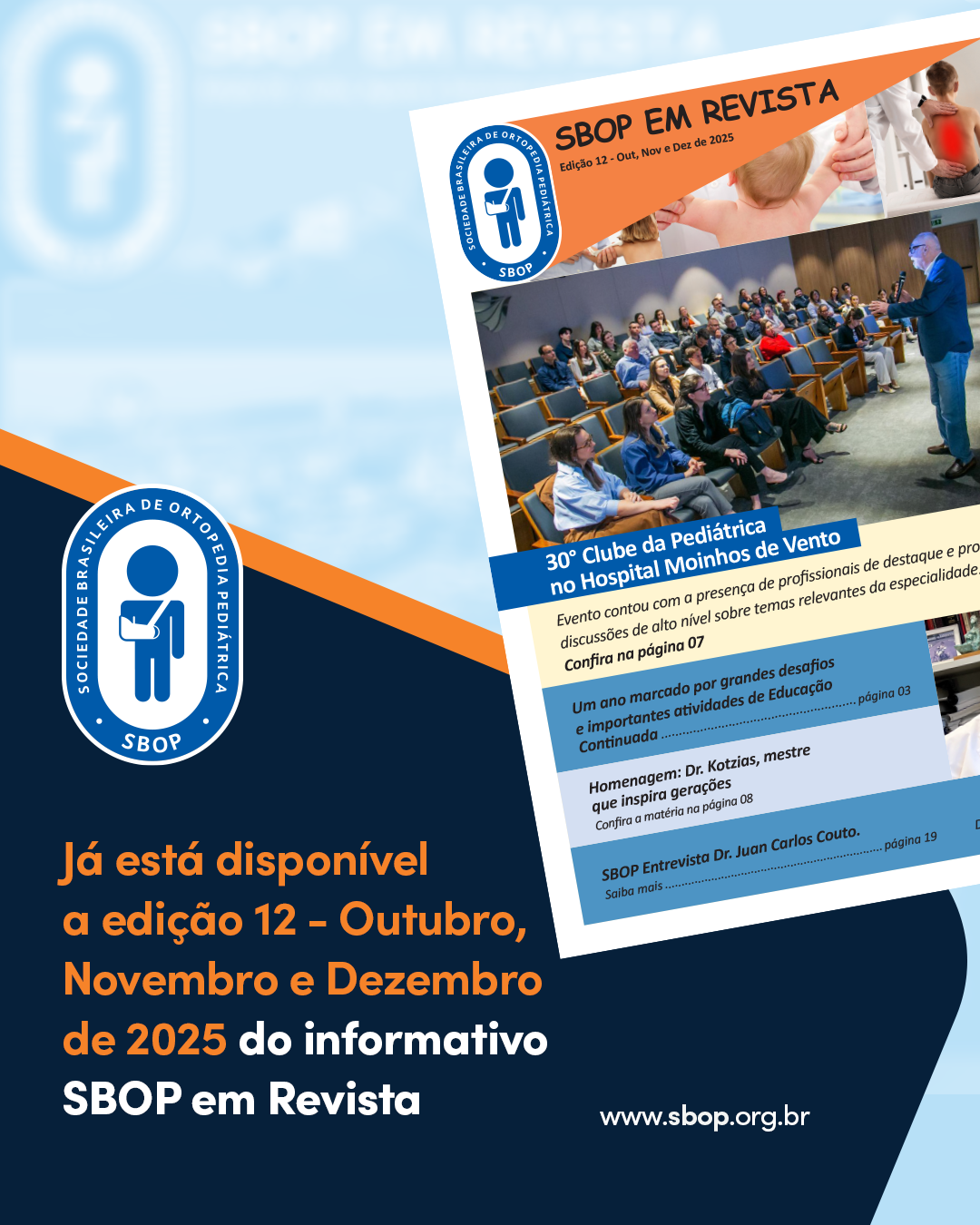 Informativo SBOP - Revista - Edição 12 - Out,/Nov/Dez